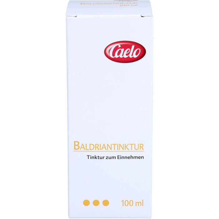 Caelo Baldriantinktur zur Beruhigung bei Einschlafstörungen, 100 ml Solution