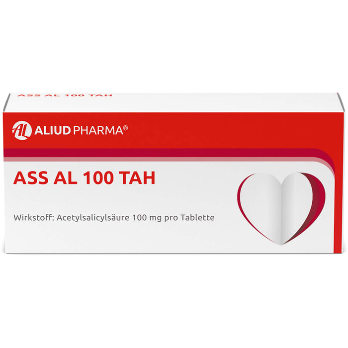 ASS AL 100 TAH Tabletten Thrombozytenaggregationshemmer, 50 pc Tablettes