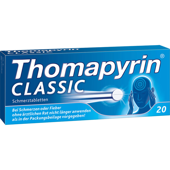 Thomapyrin classic Schmerztabletten Original von Sanofi-Aventis, 20 St. Tabletten