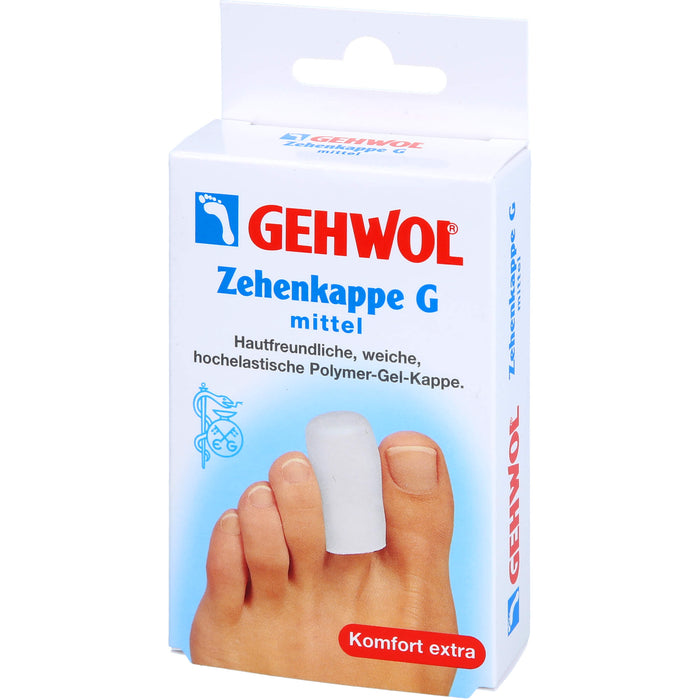 GEHWOL Polymer-Gel Zehenkappe G mittel, 2 pc Pansement