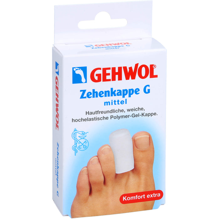 GEHWOL Polymer-Gel Zehenkappe G mittel, 2 pc Pansement