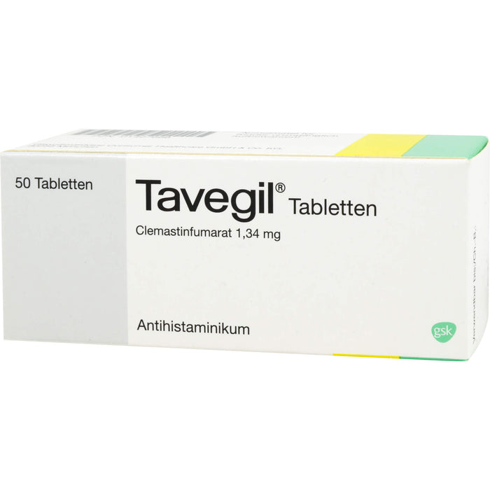 Tavegil Beragena Tabletten bei Allergien, 50 pcs. Tablets