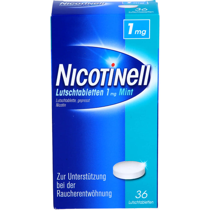 Nicotinell Mint Lutschtabletten zur Raucherentwöhnung, 36 pcs. Tablets