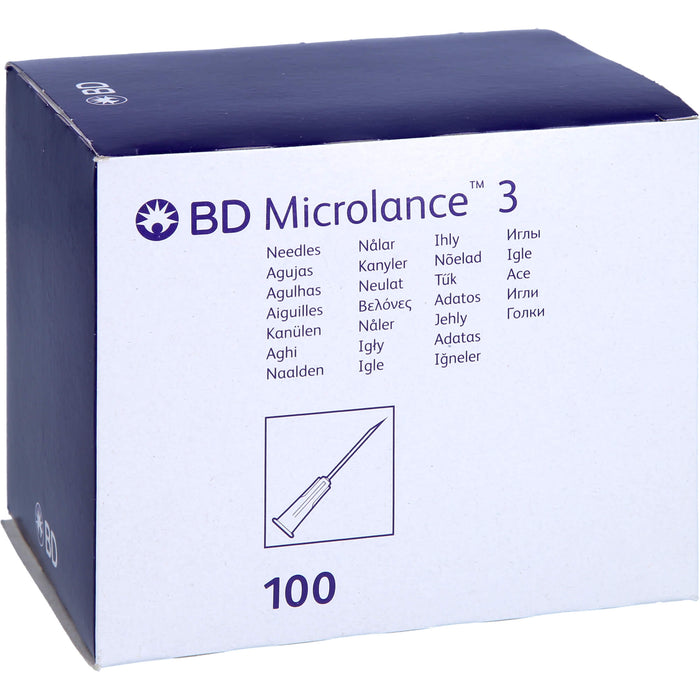 BD MICROLANCE 22g KAN 1 1/4, 100 St KAN