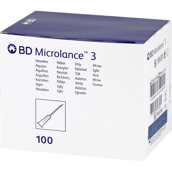 BD MICROLANCE 23g KAN 1 1/4, 100 St KAN