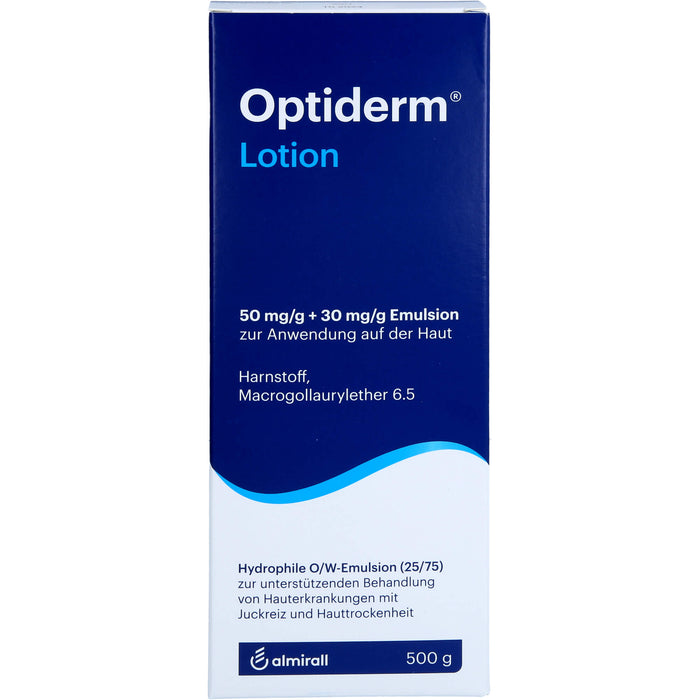 Optiderm Lotion für die Behandlung größerer juckender Hautflächen, 500 g Solution