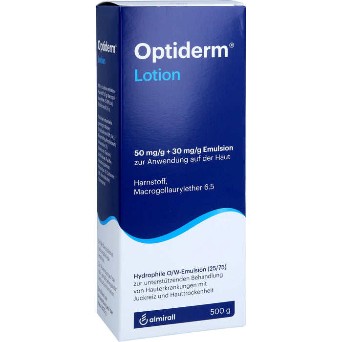 Optiderm Lotion für die Behandlung größerer juckender Hautflächen, 500 g Solution