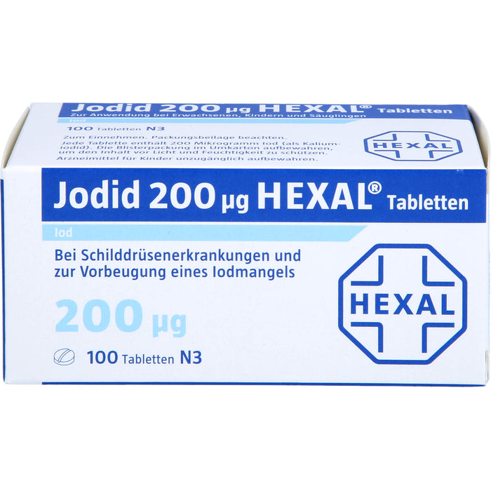 Jodid 200 µg HEXAL Tabletten, 100 pcs. Tablets