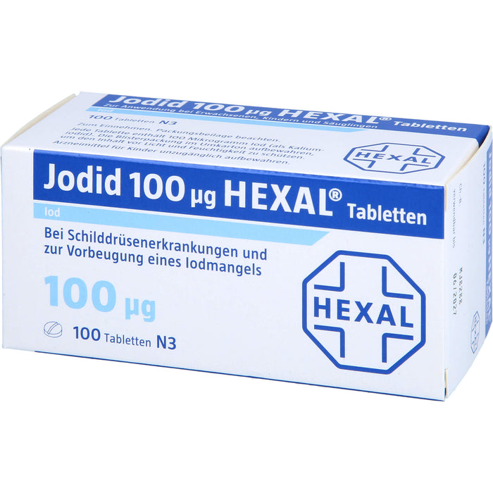 Jodid 100 µg HEXAL Tabletten, 100 pcs. Tablets