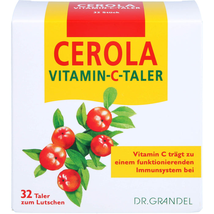 Dr. Grandel Cerola Vitamin-C-Taler zum Lutschen, 32 pc Tablettes