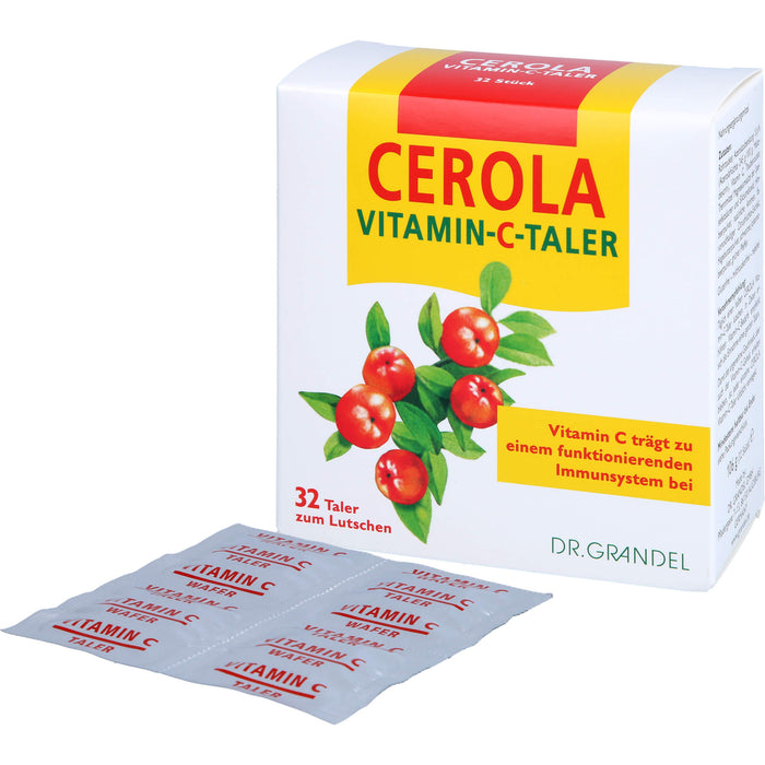 Dr. Grandel Cerola Vitamin-C-Taler zum Lutschen, 32 pcs. Tablets