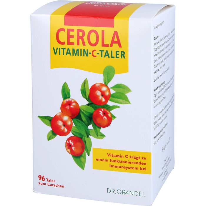 CEROLA Vitamin-C-Taler zum Lutschen, 96 pc Bonbons