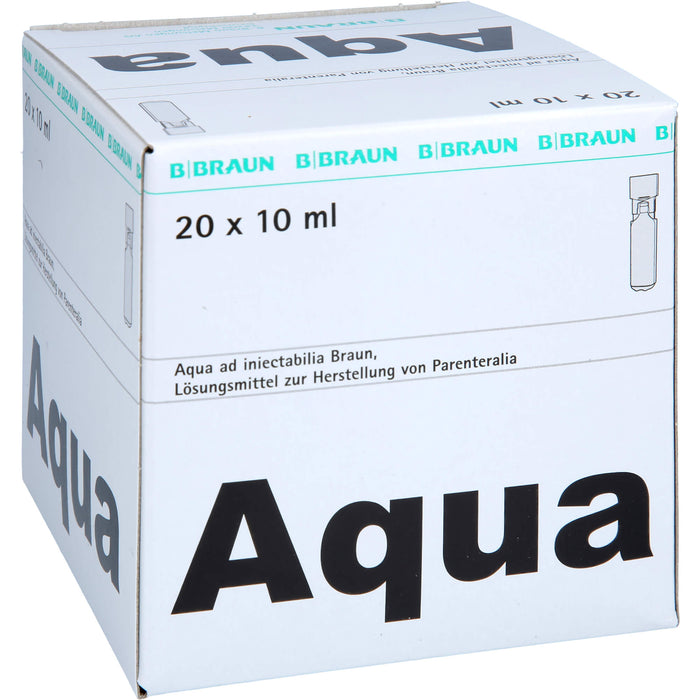 BRAUN Aqua ad iniectabilia Wasser für Injektionszwecke, 200 ml Solution