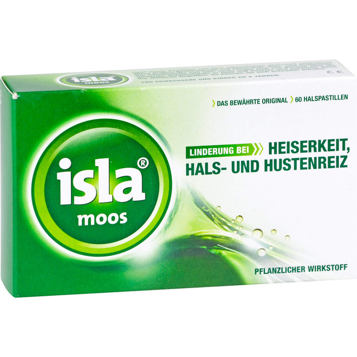 isla moos Halspastillen, 60 St. Pastillen