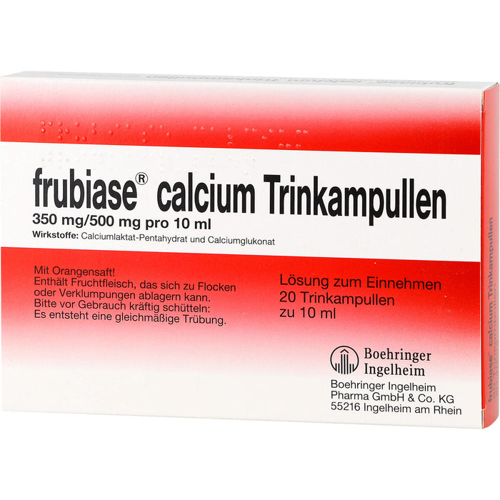 frubiase Calcium Trinkampullen, 20 pcs. Ampoules