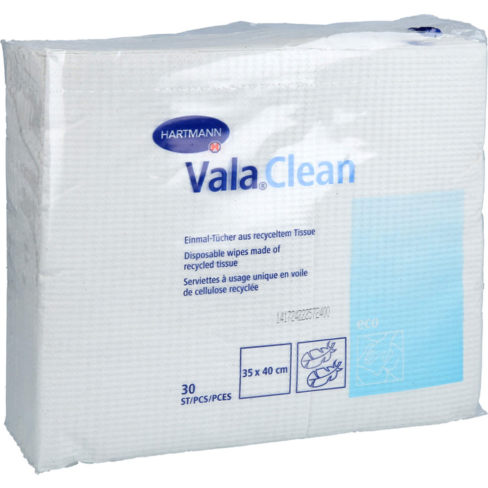 Vala Clean Einmal-Tücher aus recyceltem Tissue 35 x 40 cm, 30 pc Tissus