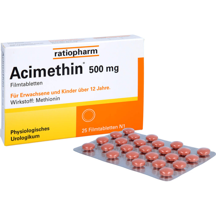 Acimethin 500 mg Filmtabletten physiologisches Urologikum, 25 pcs. Tablets