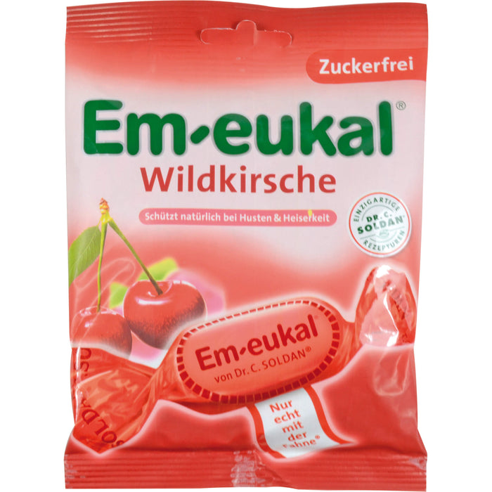 Em-eukal Wildkirsche Hustenbonbons zuckerfrei, 75 g Candies