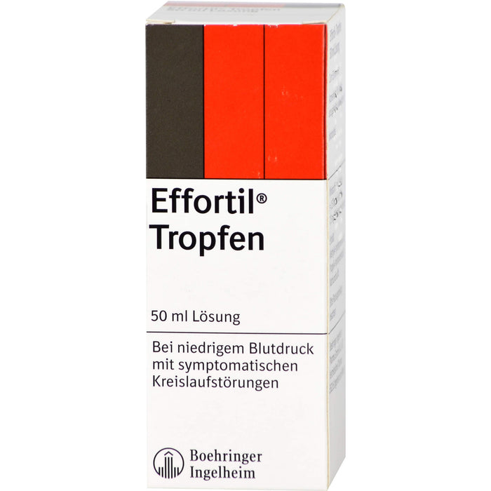 Effortil Tropfen bei niedrigem Blutdruck mit symptomatischen Kreislaufstörungen, 50 ml Solution