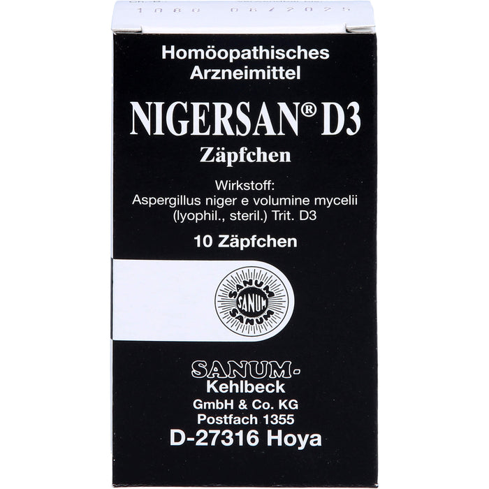 Nigersan D3 Zäpfchen, 10 pcs. Suppositories