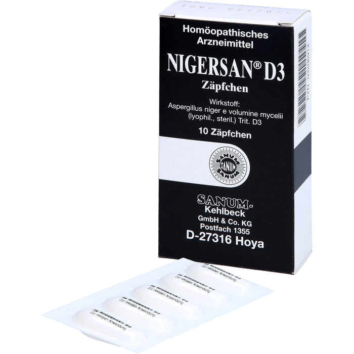 Nigersan D3 Zäpfchen, 10 pc Suppositoires