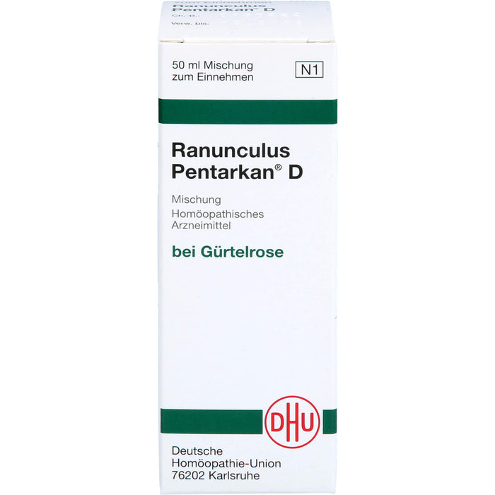 DHU Ranunculus Pentarkan D Mischung bei Gürtelrose, 50 ml Lösung