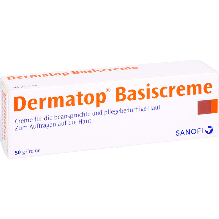 Dermatop Basiscreme für beanspruchte und pflegebedürftige Haut, 50 g Crème