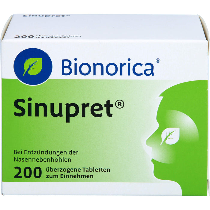 Sinupret Tabletten bei Entzündungen der Nasennebenhöhlen, 200 pcs. Tablets