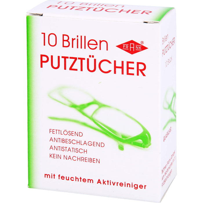 FRANK Brillen-Putztücher, 10 pcs. Cloths