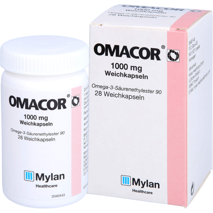 Omacor, 1000 mg Weichkapseln, 28 St WKA