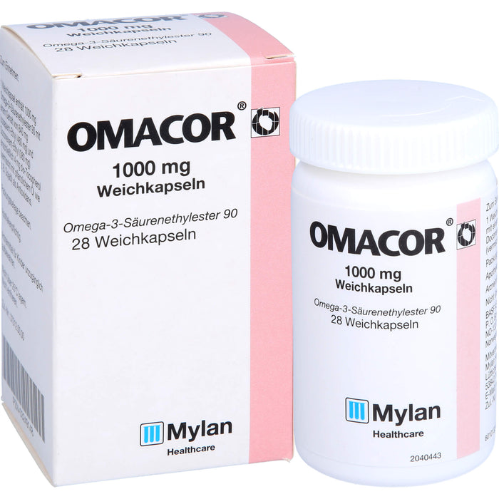 Omacor, 1000 mg Weichkapseln, 28 St WKA