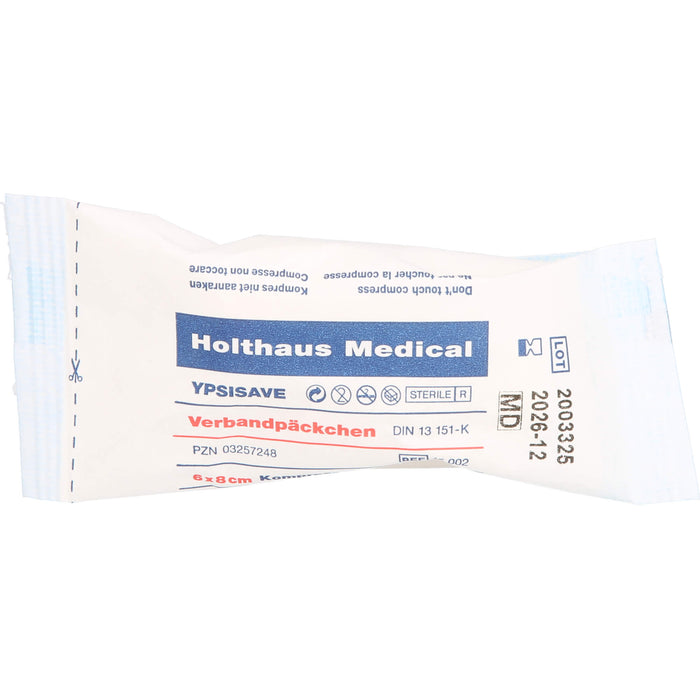 Holthaus Medical YPSISAVE Verbandpäckchen klein 6 cm x 8 cm, 1 pcs. dressing