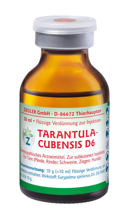 ZIEGLER Tarantula cubensis D 6 Dilution, 5 St. Flaschen