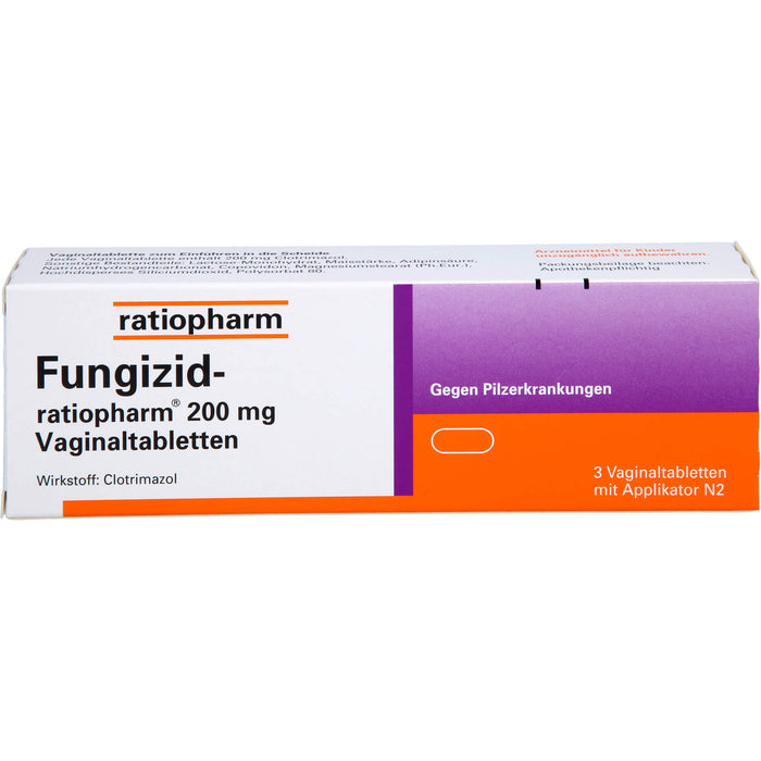 Fungizid-ratiopharm 200 mg Vaginaltabletten, 3 St. Tabletten