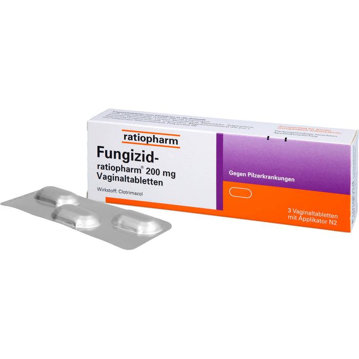 Fungizid-ratiopharm 200 mg Vaginaltabletten, 3 St. Tabletten