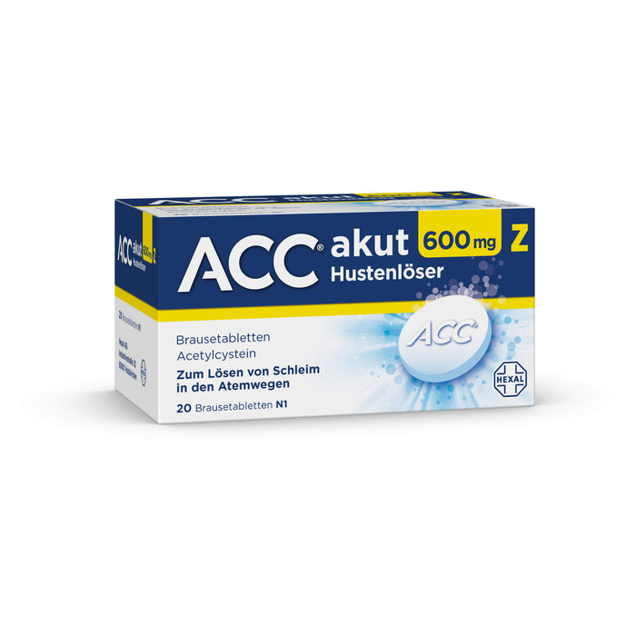 ACC akut 600 mg Z Hustenlöser Brausetabletten, 20 St. Tabletten