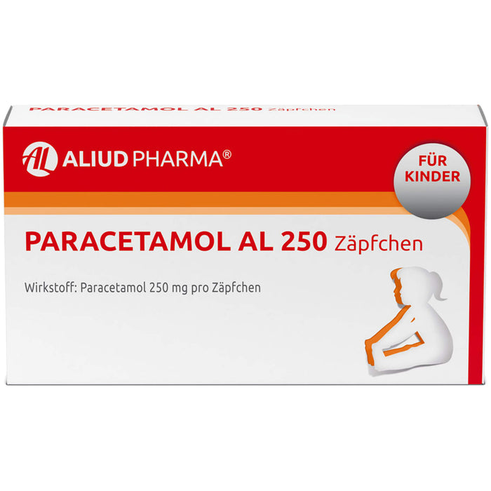 Paracetamol AL 250 Zäpfchen, 10 pc Suppositoires