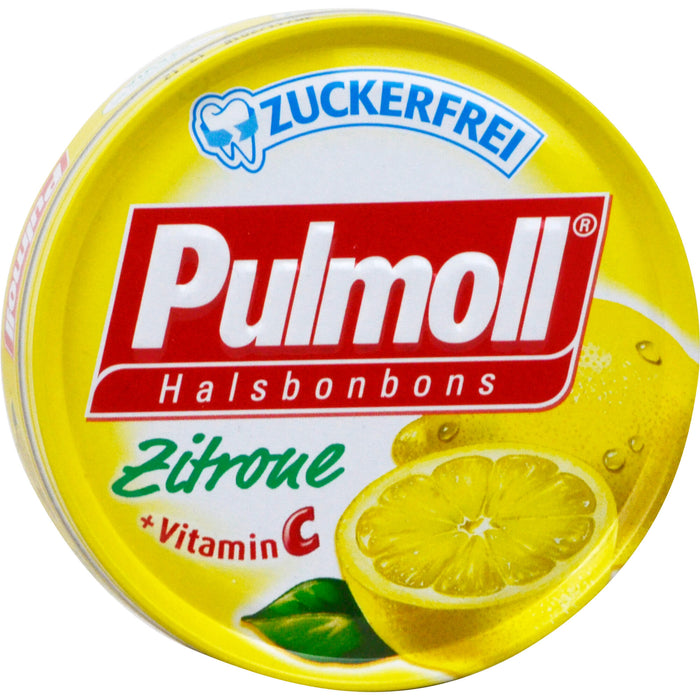 Pulmoll Halsbonbons Zitrone + Vitamin C zuckerfrei, 50 g Candies