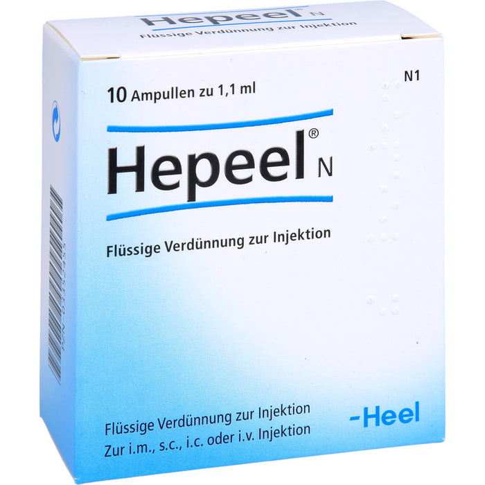 Hepeel N flüssige Verdünnung, 10 pc Ampoules