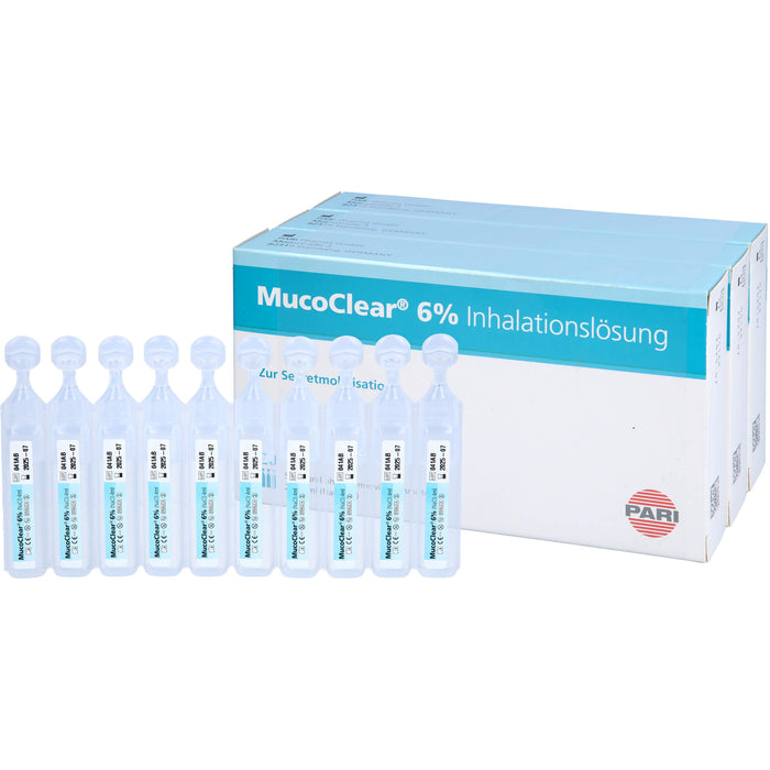 MucoClear 6 % NaCl Inhalationslösung, 60 pc Ampoules