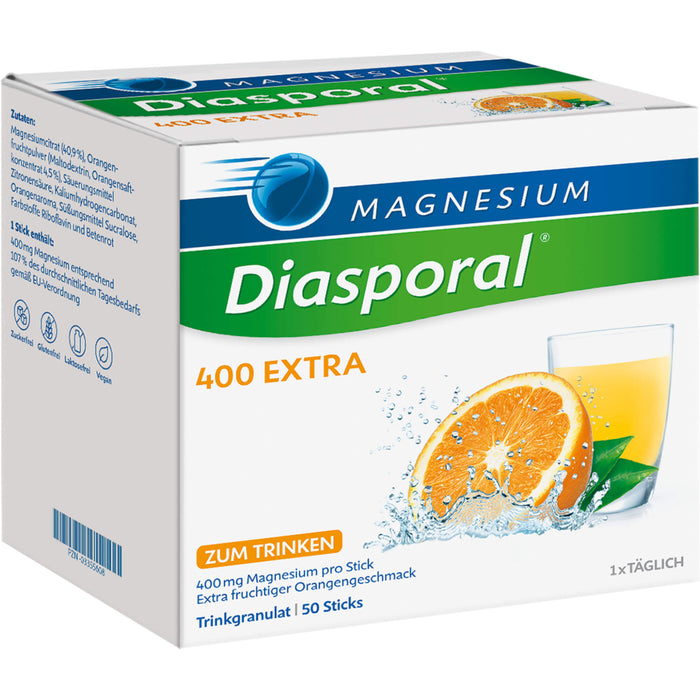 Magnesium-Diasporal 400 extra Trinkgranulat, 50 pc Sachets