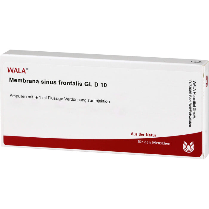 Membrana Sinus Front. Gl D10 Wala Ampullen, 10X1 ml AMP