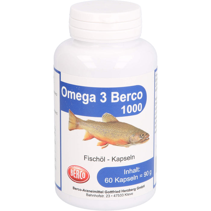 Omega 3 Berco 1000 mg Kapseln, 60 pcs. Capsules