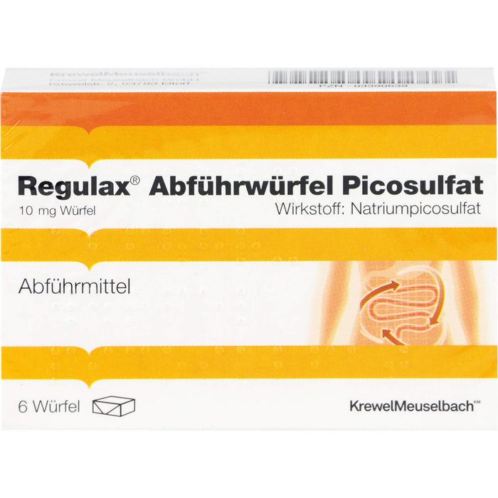 Regulax Abführwürfel Picosulfat 10 mg Würfel, 5 pc Cube