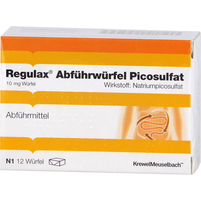 Regulax Abführwürfel Picosulfat, 12 pcs. Cube