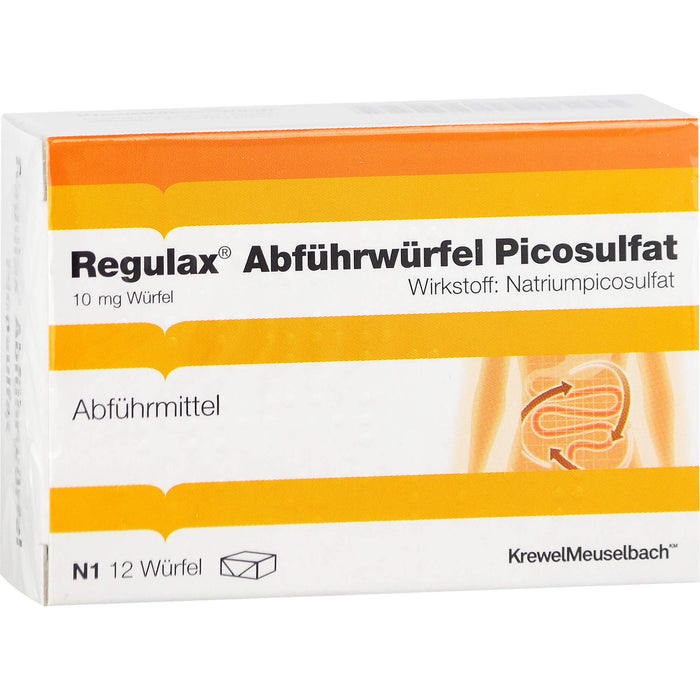 Regulax Abführwürfel Picosulfat, 12 pcs. Cube