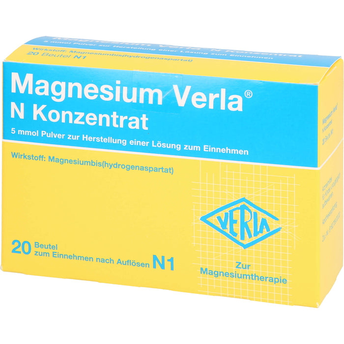 Magnesium Verla N Konzentrat Pulver, 20 St. Beutel