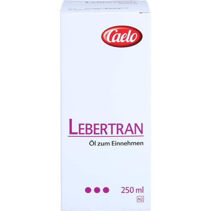 Caelo Lebertran, 250 ml Huile