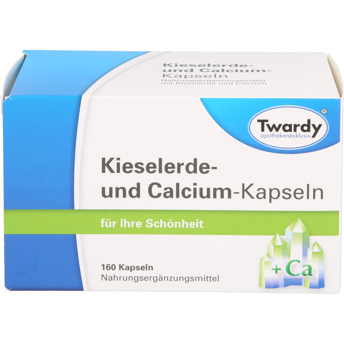 Twardy Kieselerde- und Calcium-Kapseln für Ihre Schönheit, 160 pcs. Capsules