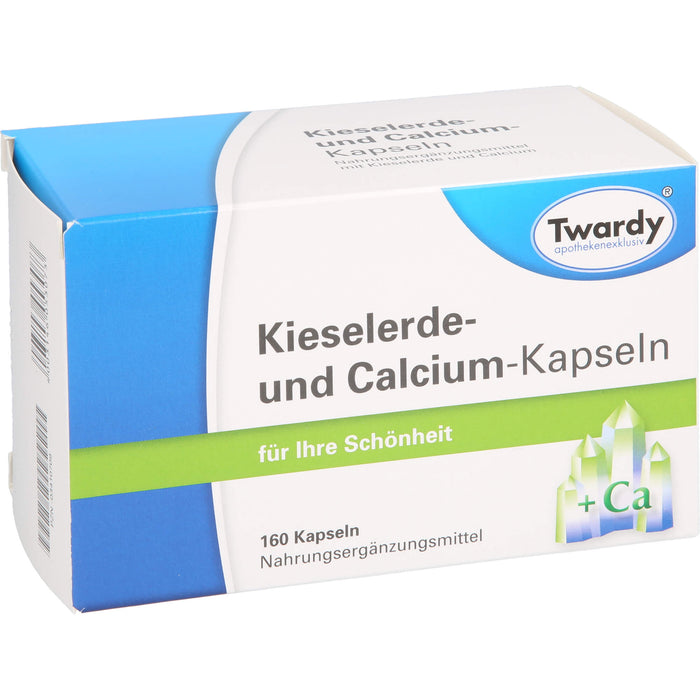 Twardy Kieselerde- und Calcium-Kapseln für Ihre Schönheit, 160 pcs. Capsules